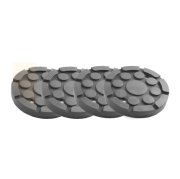 Set Traggummis ø120 mm | 2 Löcher | 4 Stück