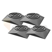 Set Aufnahmerubber | elektrische Fahrzeuge | 42 mm hoch | 4 Stück