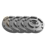 Set Traggummis ø143 mm | Auflage | 1 Loch | 4 Stück