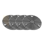 Set Traggummis ø145 mm | Auflage | 3 Löcher | 4 Stück