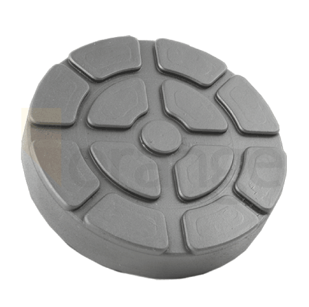 Traggummi ø123 mm | Stahlplatte