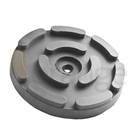 Traggummi ø143 mm | Auflage | 1 Loch