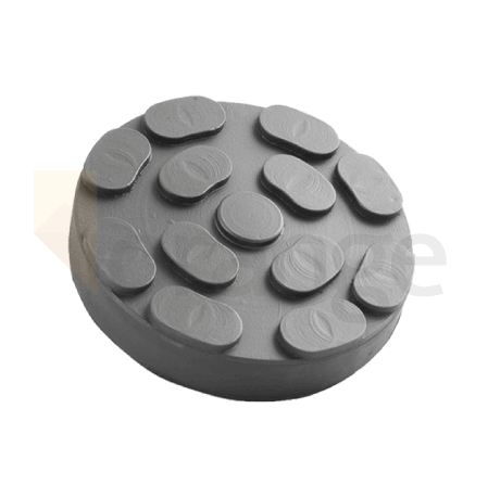 Traggummi ø100 mm | Stahlplatte