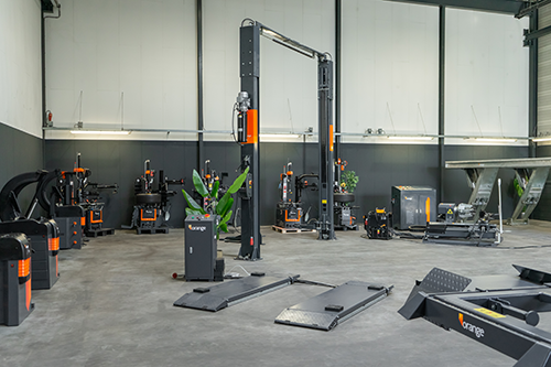 Showroom Orange Equipment
